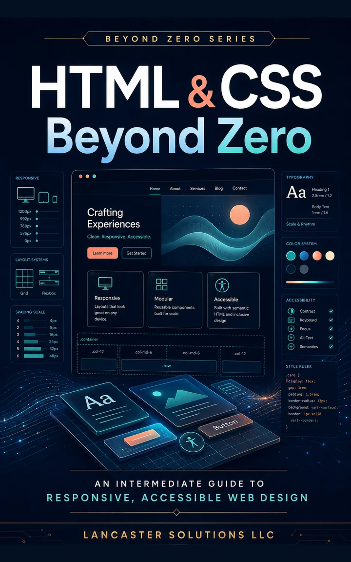 HTML & CSS Beyond Zero cover