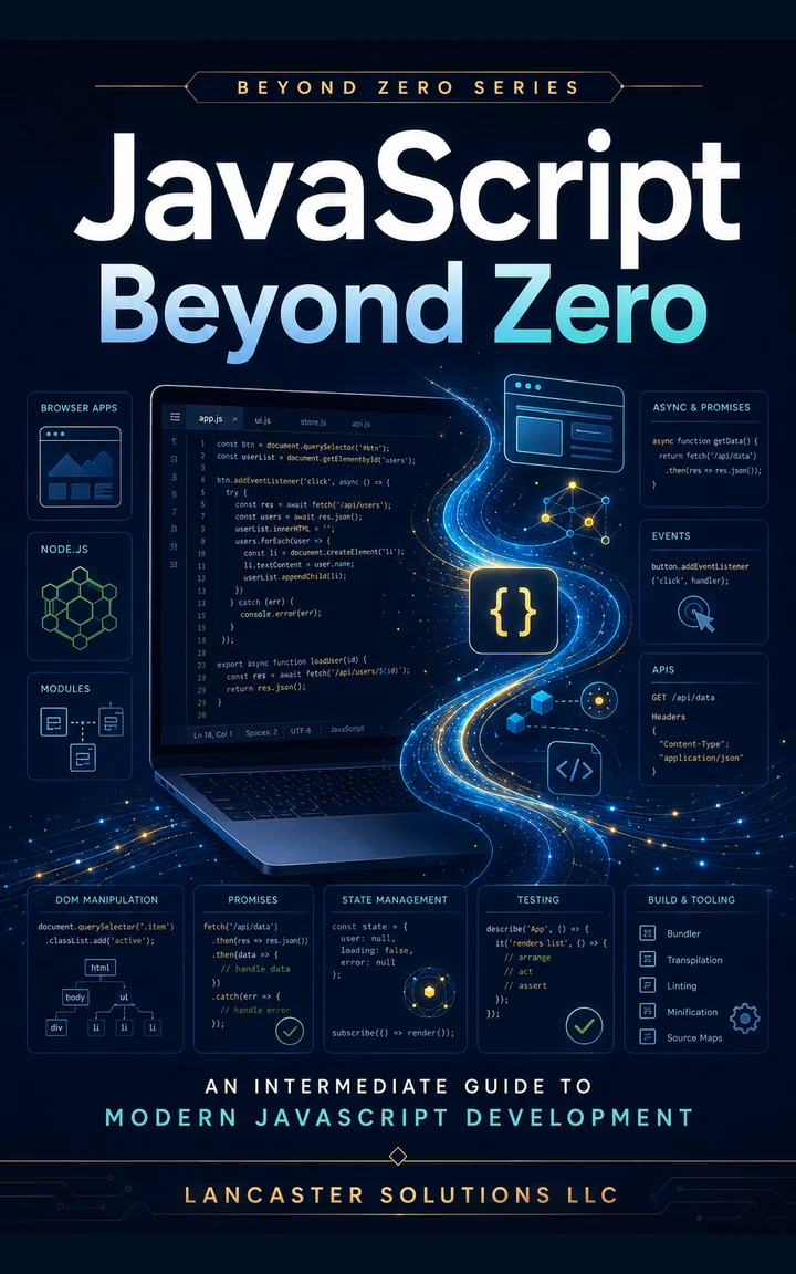 JavaScript Beyond Zero cover